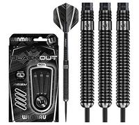 WINMAU Blackout 26g Ensemble de Fléchettes en Tungstène avec Vols Prism et Arbres (Tiges)