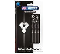 Winmau Blackout 90% Tungstène Fléchettes en acier 26 Grammes