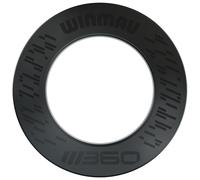 WINMAU Blade 360 Contour de Cible de fléchettes - Anneau de Contour de Cible de fléchettes Noir - Protection Murale Durable pour cibles de fléchettes - Accessoires de fléchettes Professionnels