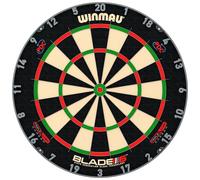 WINMAU Blade Serie - Cible de fléchettes steeldart Professionnelle série Blade - Cible steeldart Professionnelle homologuée Tournoi PDC - Blade X | 360 | Blade 6