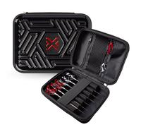 WINMAU Blade X Armor G2 Portefeuille Darts - L'étui Noir pour fléchettes Peut contenir des fléchettes entièrement assemblées et des Accessoires - Résistant aux Chocs, Ultra-Durable et sécurisé