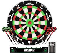 WINMAU Cible de fléchettes égaliseur pour enfants - Technologie Dual Core - Cible d'entraînement professionnelle pour juniors - Comprend cible de fléchettes, jeu de fléchettes, ligne Oche et carte de