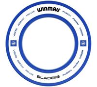 WINMAU Cible de fléchettes Pro Line 1.0 & 2.0 rouge, bleu, noir et blanc - Protection murale