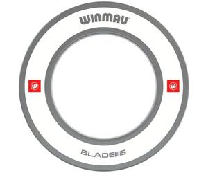 WINMAU Cible de fléchettes Pro Line 1.0 & 2.0 rouge, bleu, noir et blanc - Protection murale
