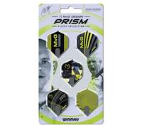 WINMAU - Collections de fléchettes Michael Van Gerwen MvG - 5 jeux par paquet (15 pièces au total) - Extra épais - 100 microns - Ailes de fléchettes de forme standard - Accessoires de fléchettes