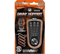 WINMAU Danny Noppert Freeze Edition 22 Gramme Professionnelle Pointe d’Acier Tungstène Fléchettes avec Vols et Tiges (Arbres)