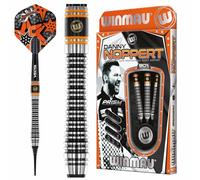 WINMAU Danny Noppert Signature Edition 2.0 Series Jeu de fléchettes professionnelles en tungstène avec ailettes et tiges