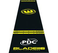 Winmau Tapis de fléchettes Pro Zone Essential en PVC avec lignes ocches pour pointe souple et en acier - Tapis de protection pour cible de fléchettes