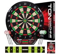 WINMAU Darts - Ton Machine Soft Tip Cible de fléchettes électronique avec Plus de 90 Jeux et Tableau de Bord numérique pour 8 Joueurs: 2 Ensembles de fléchettes, Ligne de Lancer, 10 Pointes Plastique