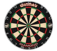 Winmau Cible de fléchettes professionnelle Diamond Plus – Durabilité et câblage triangulaire raffiné