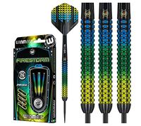 WINMAU Firestorm 26 Gram Tungsten Darts Set with Flights and Stems (Shafts)