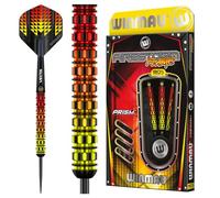 WINMAU Firestorm Flame Jeu de fléchettes Professionnelles en tungstène avec ailettes et tiges 26 g