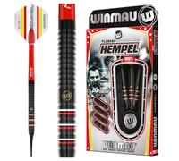 WINMAU Florian Hempel 85% Fléchettes Unisexe, Noir/Rouge/Blanc, 18 g