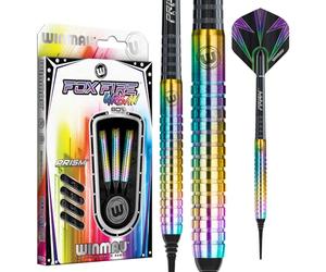 WINMAU Foxfire Urban Professional Tungsten Darts Set with Flights and Stems (Shafts)