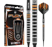 WINMAU Fury Tungstène Softip Fléchettes 18 Gramme avec Prism Vols et Vecta Porte-empennages (Tiges de fléchettes)