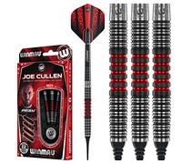 WINMAU Joe Cullen 22 Gram Softip Tungsten Darts Set with Flights and Stems (Shafts)