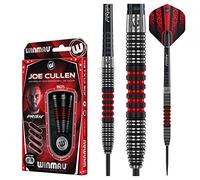 WINMAU Joe Cullen Tungstène Steeltip Fléchettes 23 Gramme avec Prism Vols et Porte-empennages (Tiges de fléchettes)