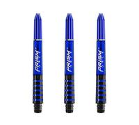 Winmau Lot de 3 tiges de fléchettes Prism Force Grip Zone Potences courtes 36 mm Bleu