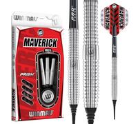 WINMAU Maverick 20 Gramme Professionnelle Pointe Douce Tungstène Fléchettes avec Vols et Tiges (Arbres)