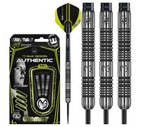 WINMAU Michael Van Gerwen MvG Authentic Jeu de fléchettes Steungip en tungstène 24g avec Prism Vols et Vecta Arbres (Tiges)