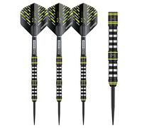 WINMAU Michael Van Gerwn MvG Assault Tungstène Steeltip Fléchettes 24 Gramme avec Prism Vols et Nylon Porte-empennages (Tiges de fléchettes)