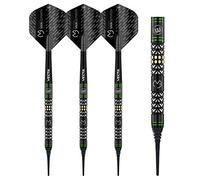 WINMAU Michael Van Gerwn MvG Vantage Tungstène Softip Fléchettes 18 Gramme avec Prism Vols et Vecta Porte-empennages (Tiges de fléchettes)