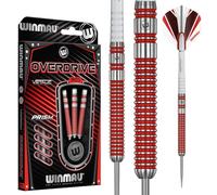 WINMAU Overdrive 23g Ensemble de Fléchettes en Tungstène avec Vols Prism et Arbres (Tiges)