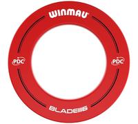 WINMAU PDC Dart Board Surround Ring - Rouge - Durable Backboard Wall Protector for Dartboards - Accessoires professionnels