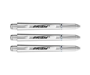 WINMAU Prism 1.0 Clair Tiges de Fléchettes Moyennes en Polycarbonate - 1 Jeu par Paquet (3 Arbres au Total)