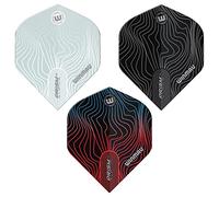 WINMAU Prism Alpha Solar Lot de 3 jeux de fléchettes (9 ailettes au total)