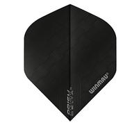 WINMAU Prism Delta Black Extra Thick Dart Flights - 1 Set per Pack (3 Flights in Total)