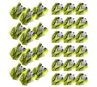 WINMAU Prism Delta Michael Van Gerwen MVG Lot de 10 ailettes de fléchettes à chevrons vert et noir (30 ailettes au total)