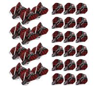 Winmau Prism Delta The King Regal Lot de 10 ailettes de fléchettes par paquet (30 ailettes au total)