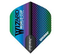 WINMAU Prism Delta Wizard Arc-en-Ciel Vols de fléchettes - 1 Set par Pack (3 Vols au Total)