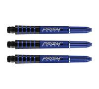 WINMAU Prism Force Bleu Tiges de Fléchettes Moyennes en Polycarbonate - 1 Jeu par Paquet (3 Arbres au Total)