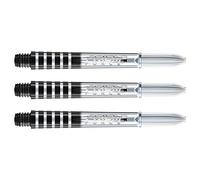 WINMAU Prism Force Clair Tiges de Fléchettes Moyennes en Polycarbonate - 1 Jeu par Paquet (3 Arbres au Total)