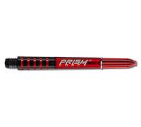 WINMAU Prism Force Rouge Tiges de Fléchettes Moyennes en Polycarbonate - 1 Jeu par Paquet (3 Arbres au Total)