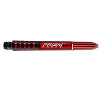 WINMAU Prism Force Rouge Tiges de Fléchettes Moyennes en Polycarbonate - 1 Jeu par Paquet (3 Arbres au Total)