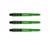 WINMAU Prism Force Vert Tiges de Fléchettes Intermédiaire en Polycarbonate - 1 Jeu par Paquet (3 Arbres au Total)