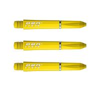 WINMAU Pro-Force Yellow Short Nylon Ring Grip Dart Stems - 1 set per pack (3 shafts in total)