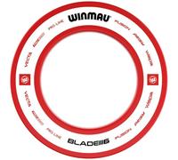 Winmau Pro Line 2.0 Cercle de protection pour tableau de fléchettes - Rouge & Blanc - Protecteur mural durable pour tableaux de fléchettes - Accessoires de fléchettes professionnels