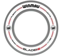 WINMAU Pro Line Anneau de protection mural pour cible de fléchettes - Gris et blanc - Protection murale durable pour cible de fléchettes - Accessoires professionnels
