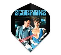 WINMAU Rock Legends Scorpions Love Drive Rhino Extra Thick Dart Flights - 1 Set per Pack (3 Fights in Total)