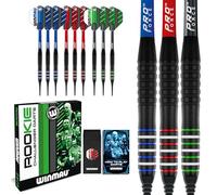 WINMAU Rookie Fléchettes Unisexe, Bleu, Rouge et Vert, Standard