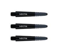 Winmau Shaft VECTA noir, court ou moyen, 7025-101 ou 7025-201