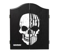 WINMAU Skull Design Deluxe Dartboard Cabinet