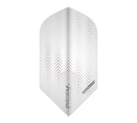 WINMAU Slim Prism Delta White Extra Thick Dart Flights - 1 Set per Pack (3 Flights in Total)