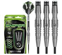 Winmau Ensemble de fléchettes Sniper 23g – Tungstène, Vols Prism et Arbres (Tiges)