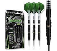 WINMAU Sniper Black 90% - Fléchettes Pointe Acier 24g