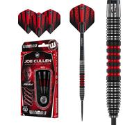 WINMAU Joe Cullen Tungstène Steeltip Fléchettes 23 Gramme avec Prism Vols et Porte-empennages (Tiges de fléchettes)